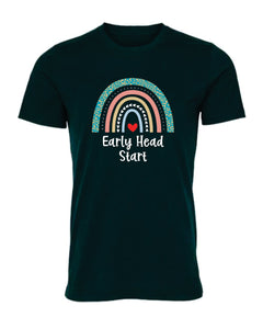 Early Headstart Rainbow T-Shirt (Solid Colors)