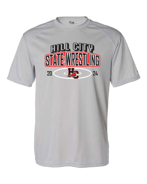 Badger Dri Fit T-Shirt- HCWC State Wrestling 2024