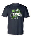 Badger Dri Fit T-Shirt- Braves Baseball