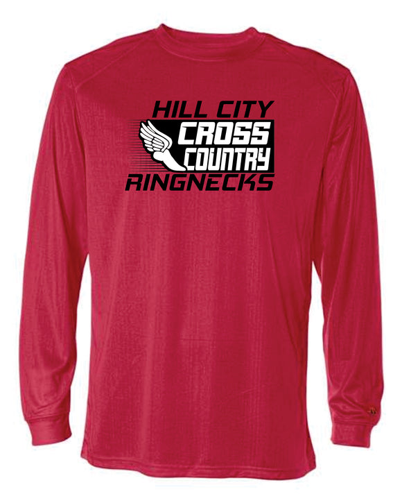 Badger Long Sleeve Dri-Fit Tee- HC XC 2024