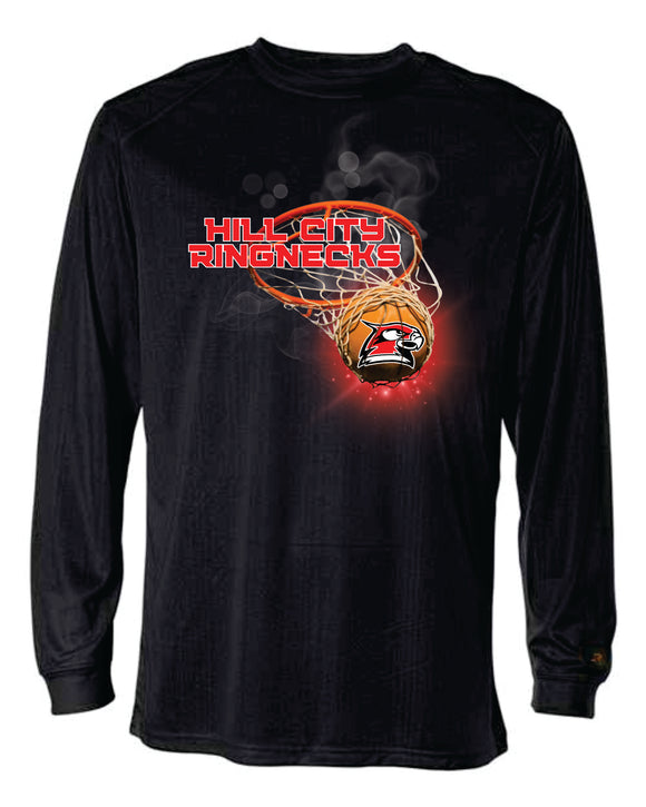 Badger Long Sleeve Dri-Fit Tee- HCJH Basketball 2025