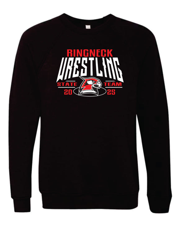 Bella Canvas Crewneck Sweatshirt- HCHS State Wrestling 2025