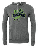 Bella Canvas Hooded Sweatshirt- Braves Baseball