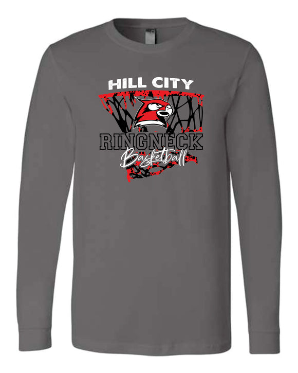 Bella Canvas Long Sleeve T-Shirt- HCJH Girls Basketball 2025