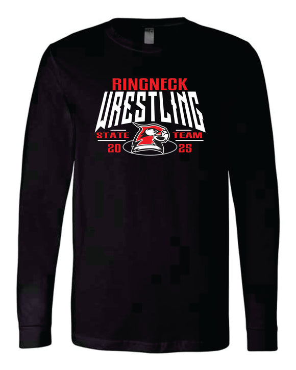 Bella Canvas Long Sleeve T-Shirt- HCHS State Wrestling 2025