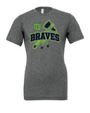 Bella Canvas Short Sleeve T-Shirt- Braves Baseball