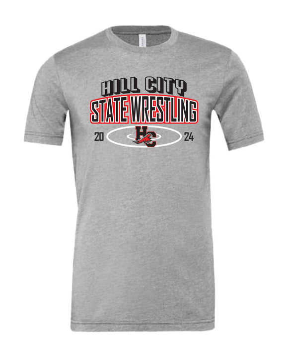 Bella Canvas Short Sleeve T-Shirt- HCWC State Wrestling 2024