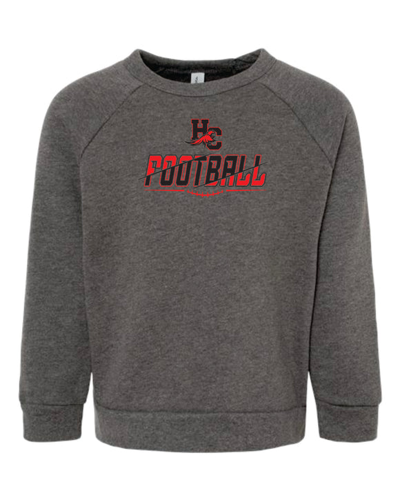 Bella Toddler Crewneck Sweatshirt - HCJH & Rec Tackle FB 2025