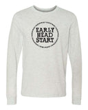 Early Head Start Circle (Black Text) Long Sleeve T-Shirt