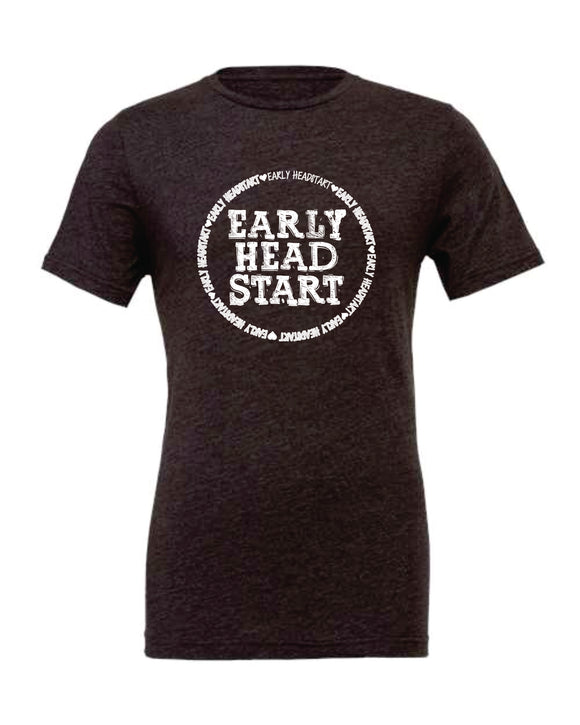 Early Head Start Circle (White Text) T-Shirt