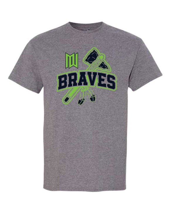 Gildan Short Sleeve T-Shirt- Braves Baseball