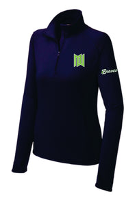 Sport-Tek Ladies Sport Wick 1/4 Zip - Braves Baseball