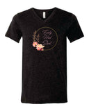 Early Head Start Floral Wreath V-Neck T-Shirt