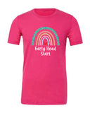 Early Headstart Rainbow T-Shirt (Solid Colors)